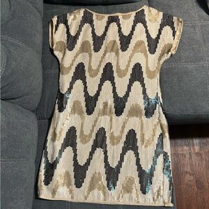 Trina Turk Beige and Black women’s dress
